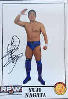 NJPW Signed A4 Print of Yuji Nagata