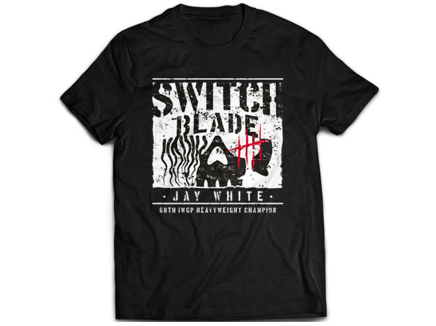 NJPW Switchblade Bullet Club T-shirt "68th IWGP Heavyweight Champion" Edition