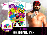 CHAOS Bullet Club 4x IWGP Junior Heavyweight Tag Team Champion, Gedo, by grabbing his brand new Everyone is Colourful Tee. NJPW New Japan Pro Wrestling