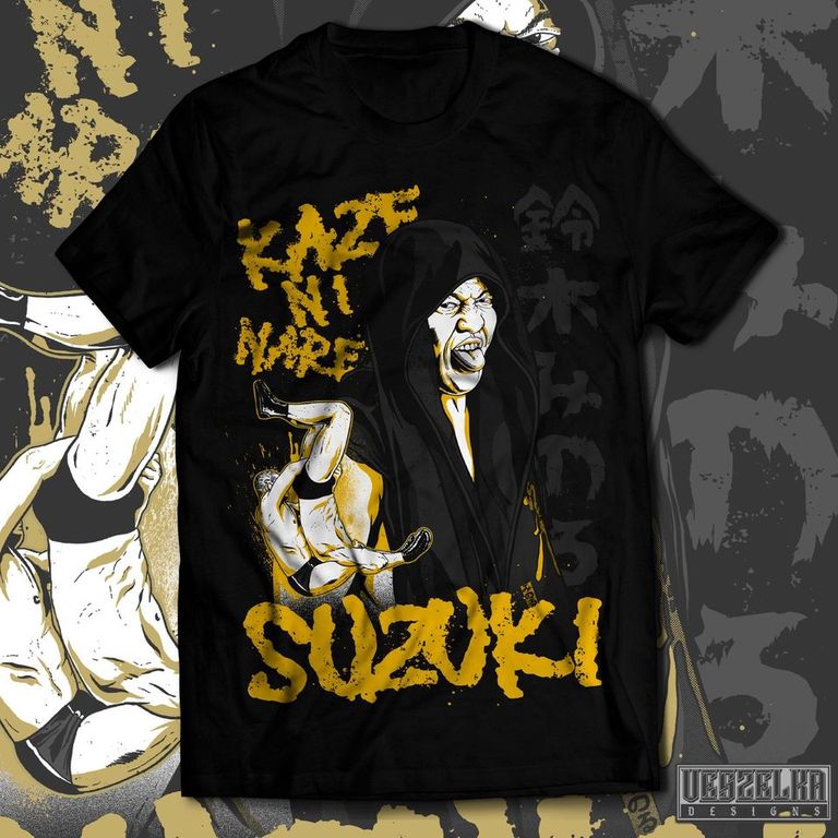 tand Tilstedeværelse rack Official UK exclusive Minoru Suzuki T-shirt | Shop RevPro