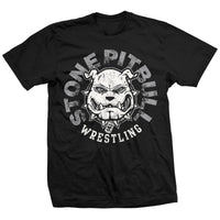 CHAOS member the 4x NEVER Openweight Champion,CHAOS member, the Stone Pitbull, Tomohiro Ishii Official NJPW New Japan Pro Wrestling Black T-shirt