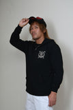 Former IWGP Heavyweight Champion Tetsuya Naito in The Official New Japan Pro Wrestling 2017 Los Ingobernables de Japon (LIJ) day of the dead hoodie.