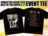 WORLD TAG LEAGUE 2020 & BEST OF THE SUPER Jr.27 Tournament Commemorative T-shirt